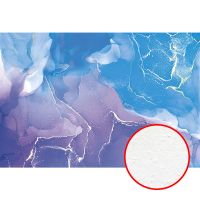 Фреска Ortograf Fluid art 33789 Фактура бархат FX Флизелин (4*2,7) Сиреневый/Голубой, Абстракция — фото 1, Фрески