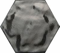 Керамогранит Cir Fuoritono Esagona Fuoripetrolio Polished 1072706 24х27,7 см — фото 1, Керамогранит