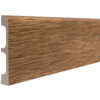 Плинтус Decor-Dizayn 706-83SH 2400x13x80 мм — фото 1, Плинтуса напольные