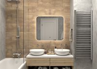 Зеркало Континент Burzhe 800х700 ЗЛП2457 с подсветкой с бесконтактным выключателем — фото 6, Зеркала в ванную комнату