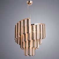 Люстра Divinare Frizzante 1681/01 LM-7 Белая матовая Золото — фото 4, Люстры