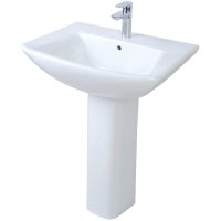 Товар: Раковина Creo Ceramique Tours TO3000N+T03010N Белая - фото 1 Раковина Creo Ceramique Tours TO3000N+T03010N Белая — фото 1, Раковины