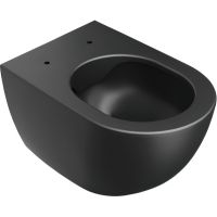 Унитаз Ravak Uni Chrome RimOff X01794 подвесной Черный без сиденья — фото 2, Подвесные унитазы