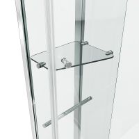 Душевой уголок Grossman Classic 120х80 L GR-9120L профиль Хром стекло прозрачное — фото 4, Душевые уголки