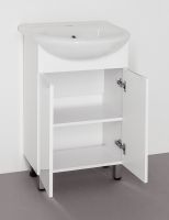 Товар: Тумба под раковину Style Line Жасмин 55 Белый глянец - фото 2 Тумба под раковину Style Line Жасмин 55 Белый глянец — фото 2, Мебель для ванной