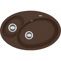 Кухонная мойка Florentina Селена-780 20.265.E0780.303 Мокко — фото 1, Кухонные мойки