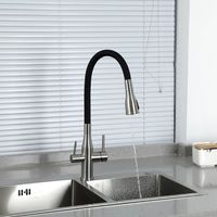 Смеситель для кухни Gappo G4399-65 Сатин Черный — фото 18, Смесители для кухни