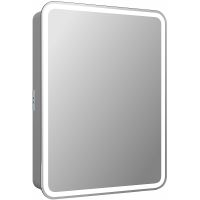 Зеркальный шкаф Reflection Circle 600х800 R RF2108SR с подсветкой Белый матовый — фото 1, Зеркальные шкафы в ванную