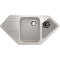 Кухонная мойка Ulgran Classic U-409-341 Ультра-белая — фото 1, Кухонные мойки