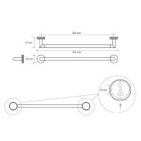Товар: Полотенцедержатель Bemeta Stella 166204012 Хром - фото 2 Полотенцедержатель Bemeta Stella 166204012 Хром — фото 2, Полотенцедержатели