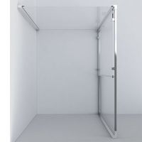 Душевой уголок Vincea Garda 110х80 VSR-1G8011CH профиль Хром стекло шиншилла — фото 3, Прямоугольные душевые уголки