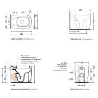 Товар: Унитаз Flaminia Mono MN117 приставной Белый без сиденья - фото 4 Унитаз Flaminia Mono MN117 приставной Белый без сиденья — фото 4, Унитазы