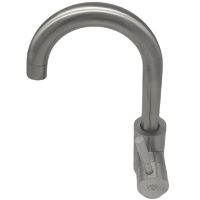 Смеситель для раковины Ростовская Мануфактура Сантехники SUS124-001F-1 Нержавеющая сталь — фото 2, Смесители