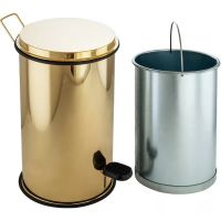 Ведро для мусора Migliore Complementi 21950 Золото — фото 2, Мусорные ведра