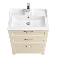 Тумба под раковину Aquaton Леон 65 Н 1A194601LBPR0 Дуб бежевый — фото 3, Тумбы под раковину