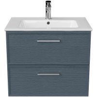 Тумба под раковину Kerama Marazzi Piano Classic 65 PIA.CL.65\BLU.M подвесная Синяя матовая — фото 1, Тумбы под раковину