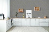 Обои Yasham Architect S-9015-7 Винил на флизелине (1,06*10,05) Серый, Штукатурка — фото 5, Обои для стен