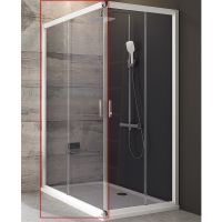 Душевая дверь Ravak Blix BLRV2K-120 1XVG0100ZH профиль Белый стекло Графит — фото 1, Раздвижные душевые двери