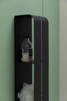 Товар: Металлическая полка Aquanet Магнум H 15х100 326457 Черная матовая - фото 8 Металлическая полка Aquanet Магнум H 15х100 326457 Черная матовая — фото 8, Полки для ванной и душа