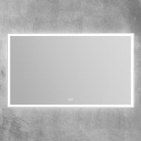Зеркало BelBagno 140 SPC-GRT-1400-800-LED-TCH-WARM с подсветкой с подогревом с сенсорным выключателем — фото 1, Зеркала в ванную комнату
