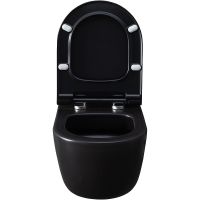 Унитаз Allen Brau Priority 4.31002.31 подвесной Черный матовый без сиденья — фото 15, Подвесные унитазы