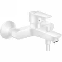 Смеситель для ванны Hansgrohe Talis E 71740700 Белый матовый — фото 1, Смеситель для ванны