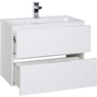 Тумба под раковину Aquanet Алвита 70 184302 подвесная Белая — фото 2, Мебель для ванной