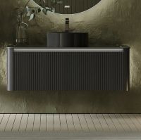 Товар: Тумба под раковину Jorno Lumino 120 Lum.01.120/P/A/JR подвесная Антрацит - фото 2 Тумба под раковину Jorno Lumino 120 Lum.01.120/P/A/JR подвесная Антрацит — фото 2, Тумбы под раковину