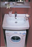 Раковина Santek Пилот 50 на стиральную машину Подвесная — фото 3, Раковины на стиральную машину