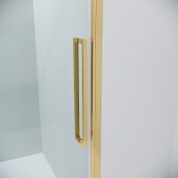 Душевой уголок Grossman Cosmo 100х90 120.K33.02.1090.32.00 профиль Золото сатин стекло прозрачное — фото 5, Прямоугольные душевые уголки