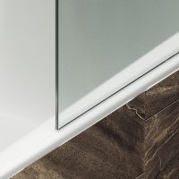 Товар: Шторка на ванну Maybah Glass MGV-92-5ш 600x1400 в широком профиле Хром матовый стекло сатиновое - фото 6 Шторка на ванну Maybah Glass MGV-92-5ш 600x1400 в широком профиле Хром матовый стекло сатиновое — фото 6, Неподвижные шторки для ванной