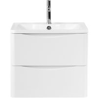 Тумба под раковину BelBagno 70 ACQUA-700-2C-SO-BL подвесная Bianco Lucido — фото 1, Тумбы под раковину