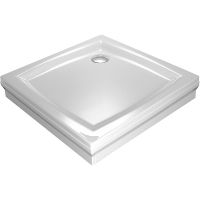 Акриловый поддон для душа Ravak Galaxy/Perseus PP 90х90 A027701510 Белый — фото 1, Акриловые душевые поддоны
