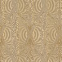 Обои Emiliana Parati Tekko New 20041T Винил на флизелине (1,06*10,05) Золото/Коричневый, Абстракция — фото 1, Обои для стен