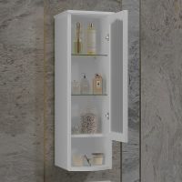 Подвесной шкаф Opadiris Риспекто 30 R 00-00006082 Белый матовый — фото 3, Мебель для ванной