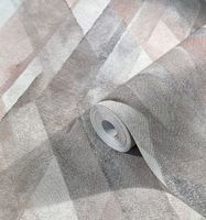 Обои Marburg Shades 32449 Винил на флизелине (0,53*10,05) Розовый/Белый/Коричневый, Геометрия — фото 4, Обои для стен