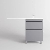 Товар: Тумба под раковину Style Line Даллас Леон 120 Люкс Plus СС-00002450 Серая - фото 3 Тумба под раковину Style Line Даллас Леон 120 Люкс Plus СС-00002450 Серая — фото 3, Тумбы под раковину