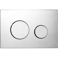 Клавиша смыва Tece Loop Plastic 9240921 (9240626) для унитаза Хром глянцевый — фото 1, Комплектующие для душевого оборудования