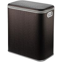 Товар: Корзина для белья Geralis PCH-M Punto Шоколад, кант Хром, малая - фото 1 Корзина для белья Geralis PCH-M Punto Шоколад, кант Хром, малая — фото 1, Корзины для белья