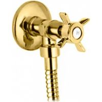 Запорный вентиль Cezares Lord LORD-VL-U-03/24 Золото 24 карат — фото 1, Комплектующие для душевого оборудования