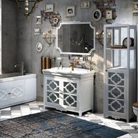 Товар: Зеркало Corozo Манойр 85 SD-00000980 Белое - фото 2 Зеркало Corozo Манойр 85 SD-00000980 Белое — фото 2, Зеркала в ванную комнату