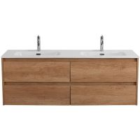 Тумба под раковину BelBagno Kraft 120 KRAFT-1200-4C-SO-2-RNN подвесная Rovere Nebrasca Nature — фото 1, Тумбы под раковину