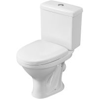 Унитаз компакт Santeri Форвард 1.P205.2.S00.00B.F с бачком и сиденьем — фото 1, Напольные унитазы