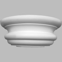 Капитель Decomaster 90030-3 490x195x490 мм — фото 1, Колонны