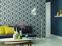 Обои AS Creation Podium 37909-2 Винил на флизелине (1,06*10,05) Серый/Разноцветный, Геометрия — фото 2, Обои для стен