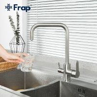 Смеситель для кухни Frap H801 F43801 Сатин — фото 8, Смесители для кухни