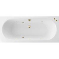 Акриловая ванна Excellent Oceana 180x80 WAEX.OCE18.SOFT.BR с гидромассажем — фото 1, Ванны