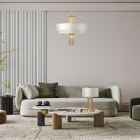 Товар: Подвесной светильник Maytoni Modern Impressive MOD151PL-05G Белый Золото - фото 5 Подвесной светильник Maytoni Modern Impressive MOD151PL-05G Белый Золото — фото 5, Подвесные светильники