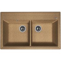 Кухонная мойка Florentina Липси-820 20.370.E0820.105 Коричневая — фото 1, Кухонные мойки