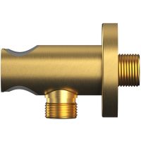 Шланговое подключение Whitecross Y brushed gold Y1005GLB Брашированное золото — фото 2, Душевое оборудование. Душевая программа